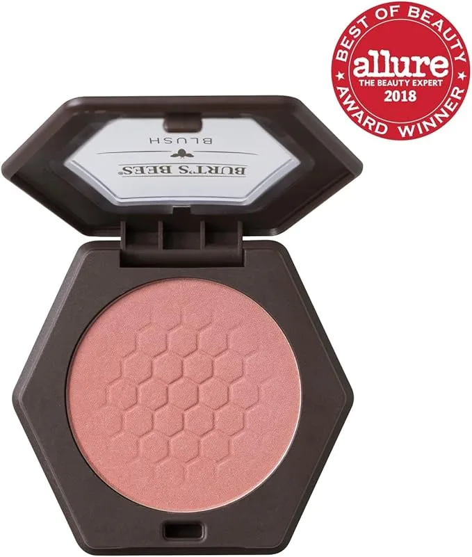Burt’s Bees 100% Natural Blush with Vitamin E – Shy Pink, 5.38g